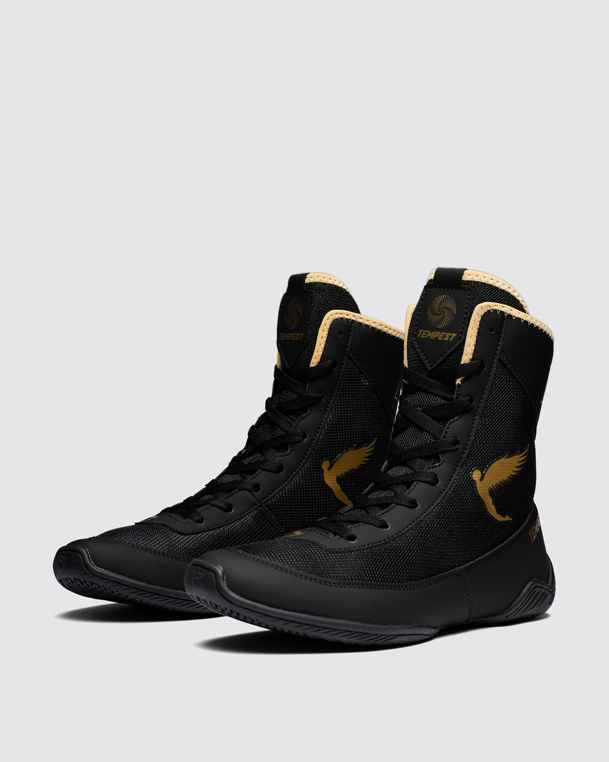 Fly Tempest Boxing Boots Black/Gold