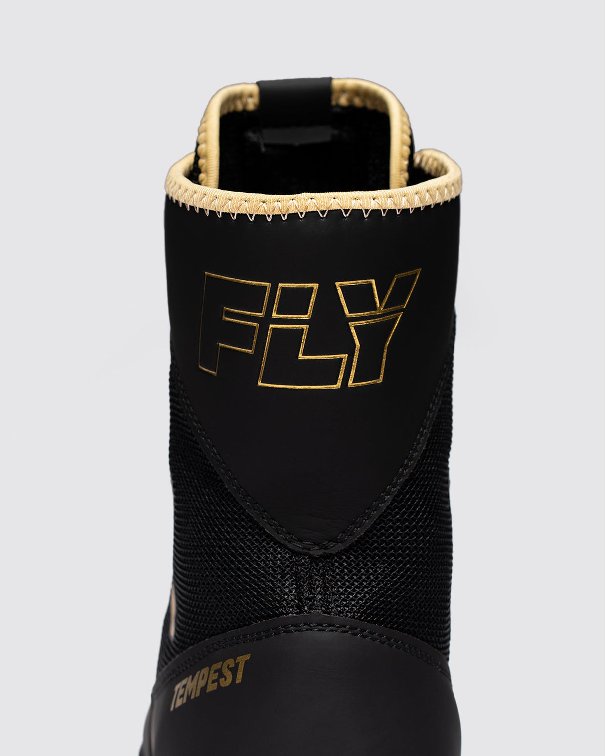 Fly Tempest Boxing Boots Black/Gold