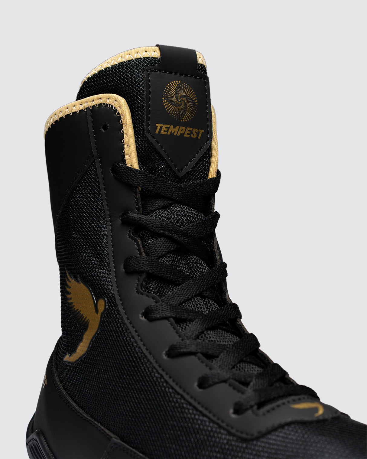 Fly Tempest Boxing Boots Black/Gold