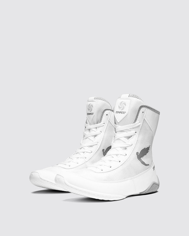 Fly Kids Tempest Boxing Boots White
