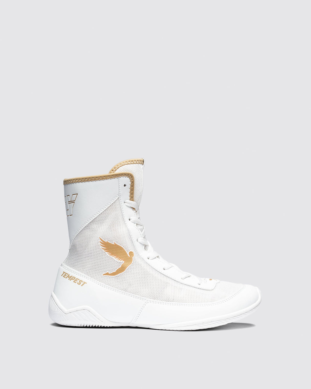 Fly Kids Tempest Boxing Boots White/Gold