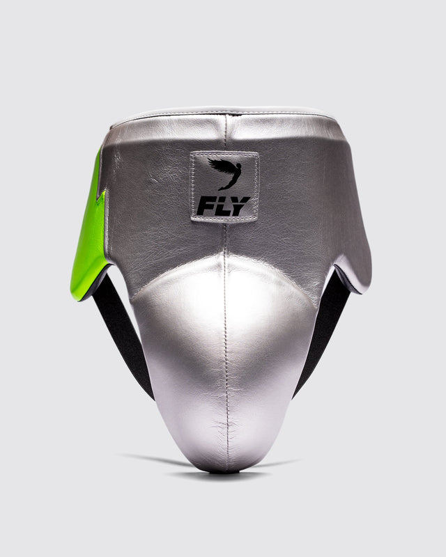 Fly Wraith X Groin Guard Silver/Neon