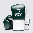 Fly Superlace Pro X 2 Boxing Gloves Petrol Green/White