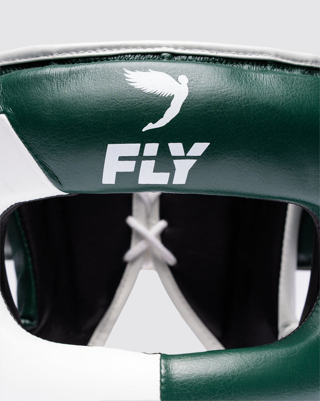 Fly Superbar X Headguard Petrol Green/White