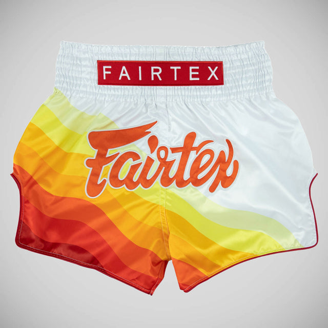 Fairtex BS1932 Spectrum Muay Thai Shorts White