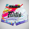 Fairtex BS1933 Verdensmusikk Muay Thai Shorts White
