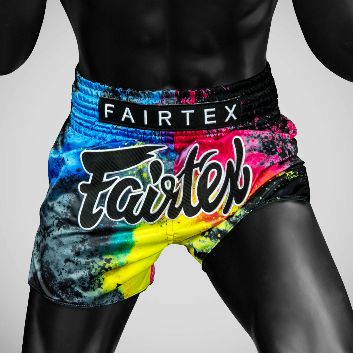 Fairtex BS1938 Säure Jazz Muay Thai Shorts Schwarz