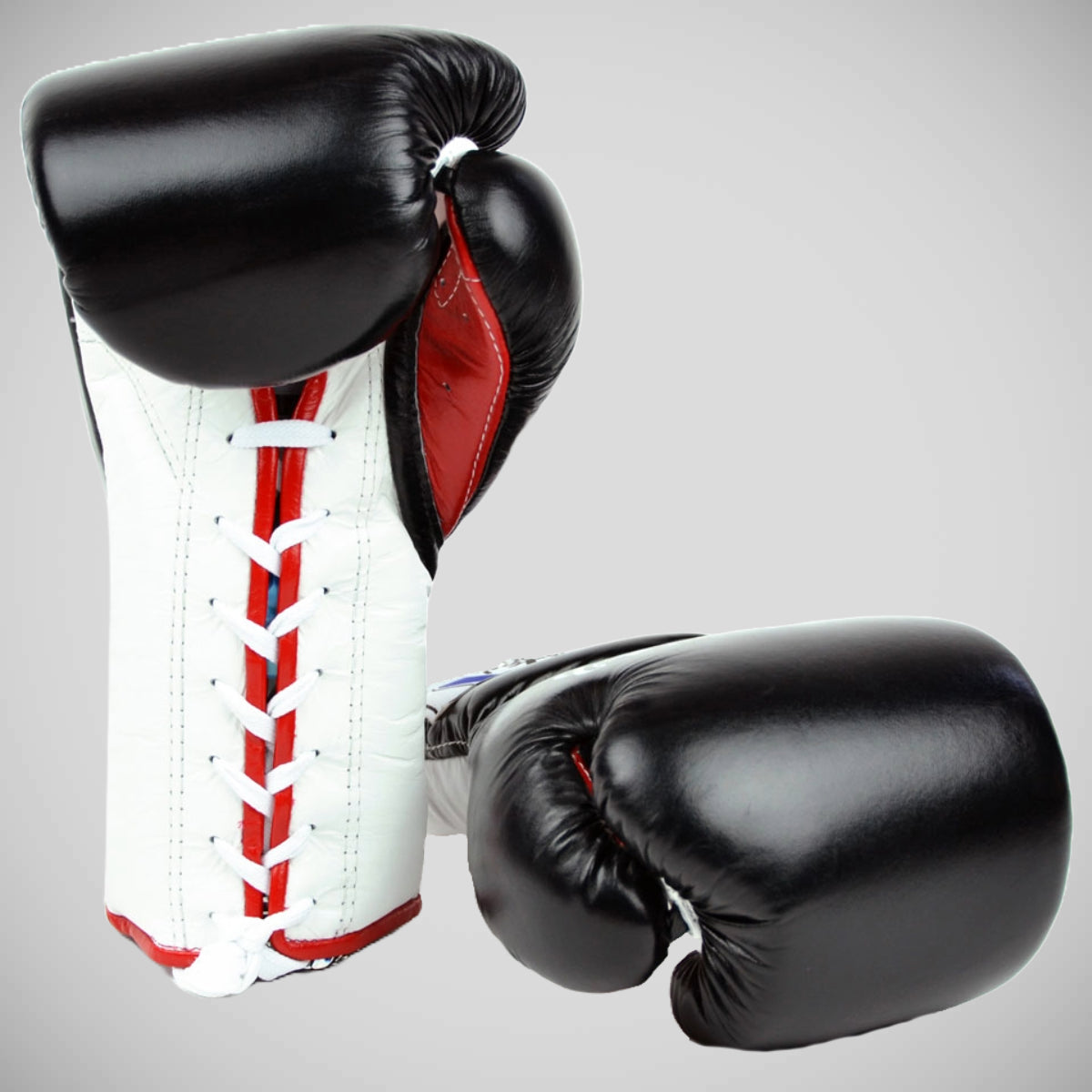 フェアテックスメキシコのレースアップボクシンググローブブラック