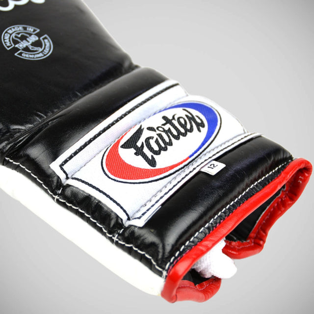 Fairtex Mexican Lace-up Boxing Gloves Black