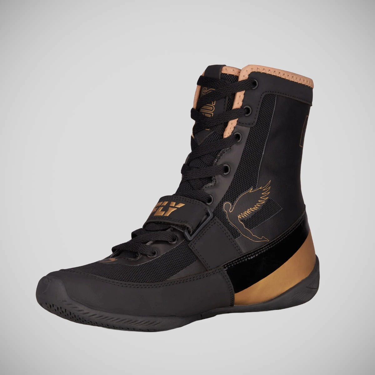 Fly Sturmboxstiefel Schwarz/Gold