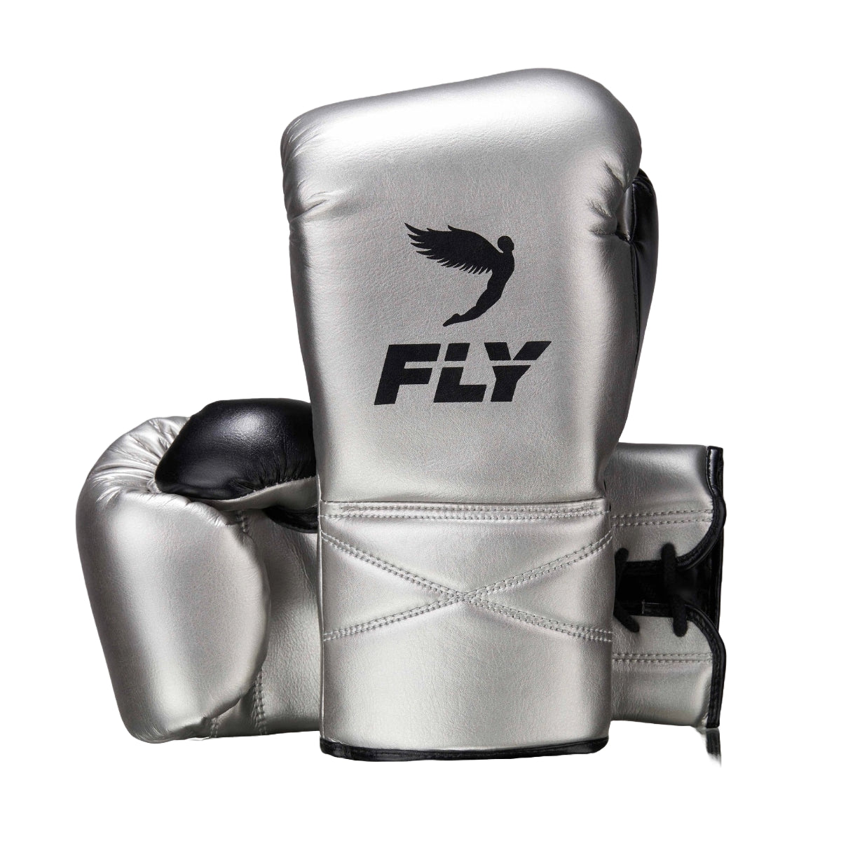 Fly Superlace x Boxhandschuhe Silber/Schwarz