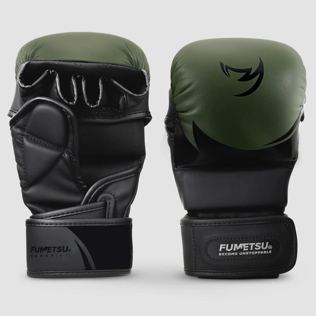 Fumetsu Ghost S3 MMA Sparring Gloves Khaki/Black