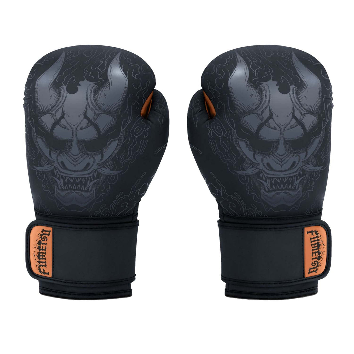 Fumetsu Oni Boxing Gloves Black/Grey/Bronze