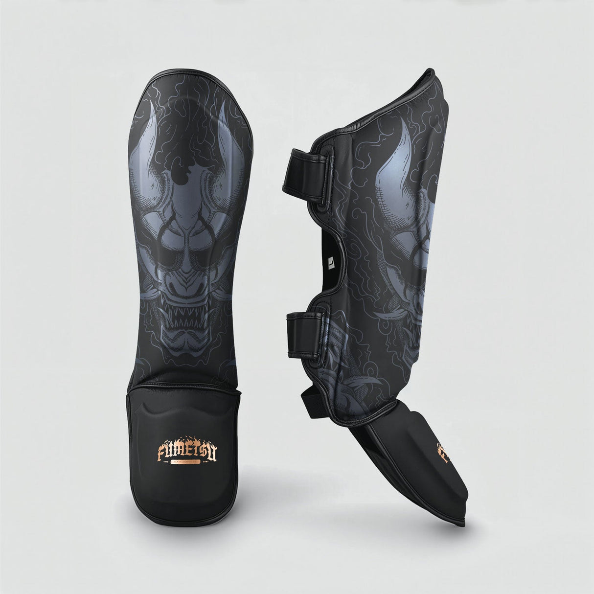 Fumetsu Oni Shin Guards Black/Grey/Bronze