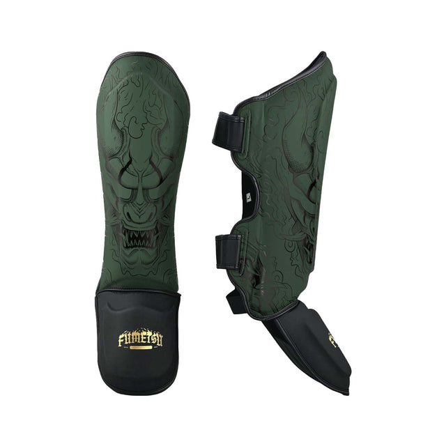 Fumetsu Oni Shin Guards Khaki/Black/Gold