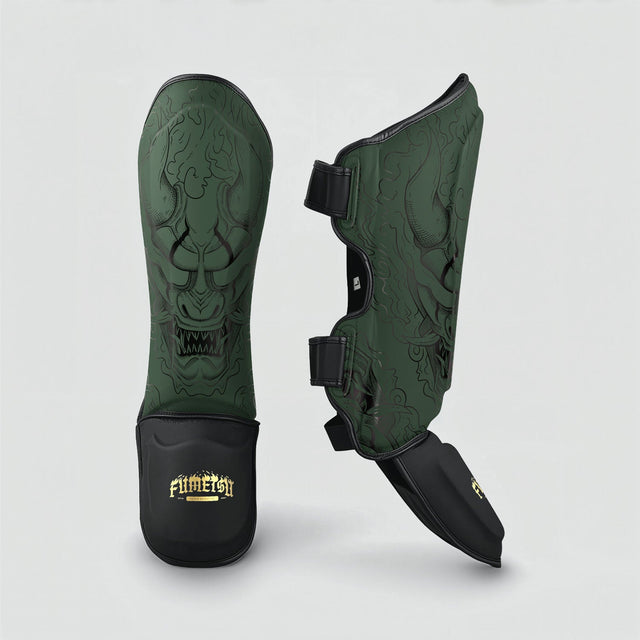 Fumetsu Oni Shin Guards Khaki/Black/Gold