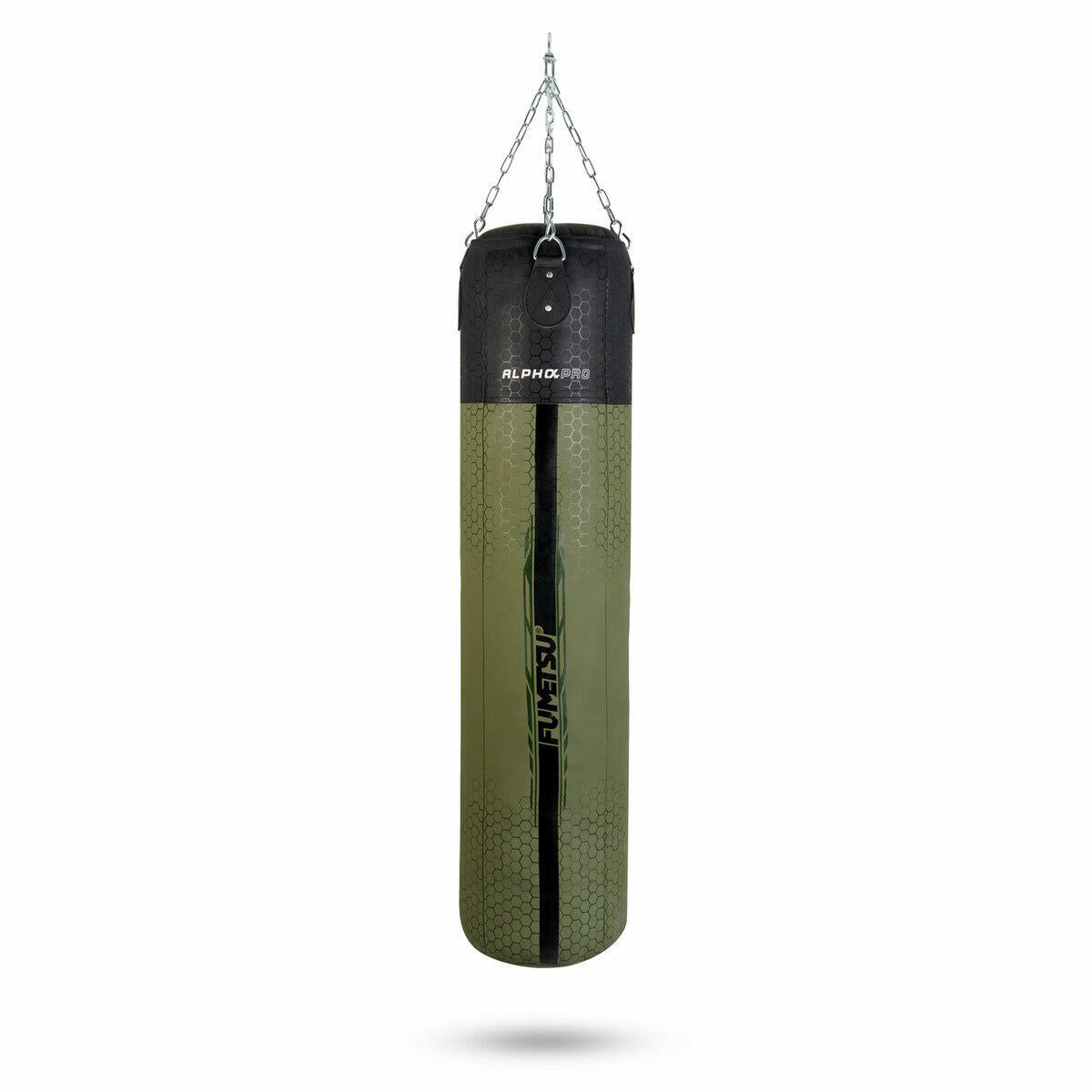Fumetsu Alpha Pro 5ft Punch Bag Olive Green/Black