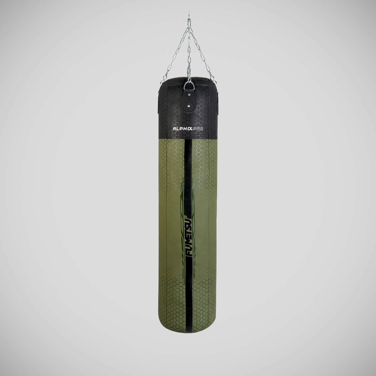 Fumetsu Alpha Pro 5ft Punch Bag Olive Green/Black