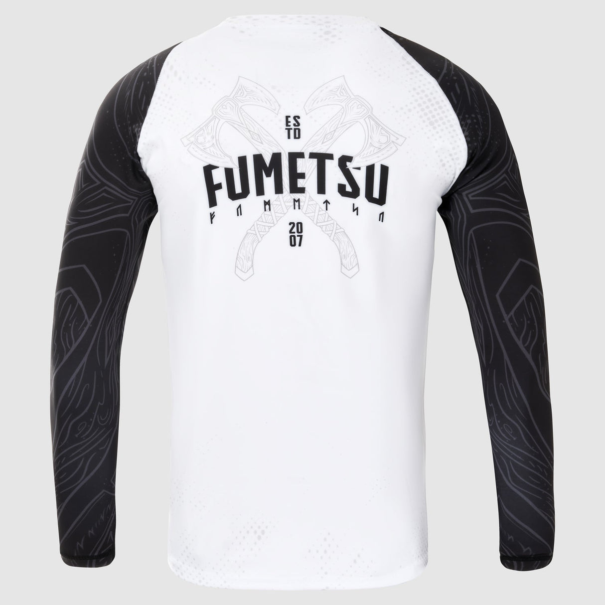 Fumetsu Bersker长袖皮疹护板白色/黑色