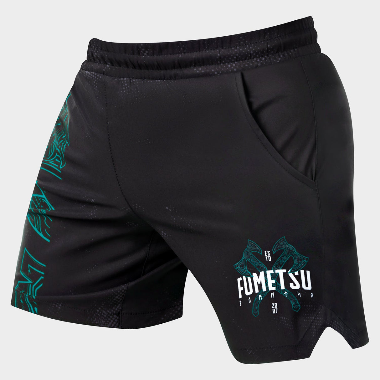 Fumetsu Berserker V-Lite Training Shorts Black/Green