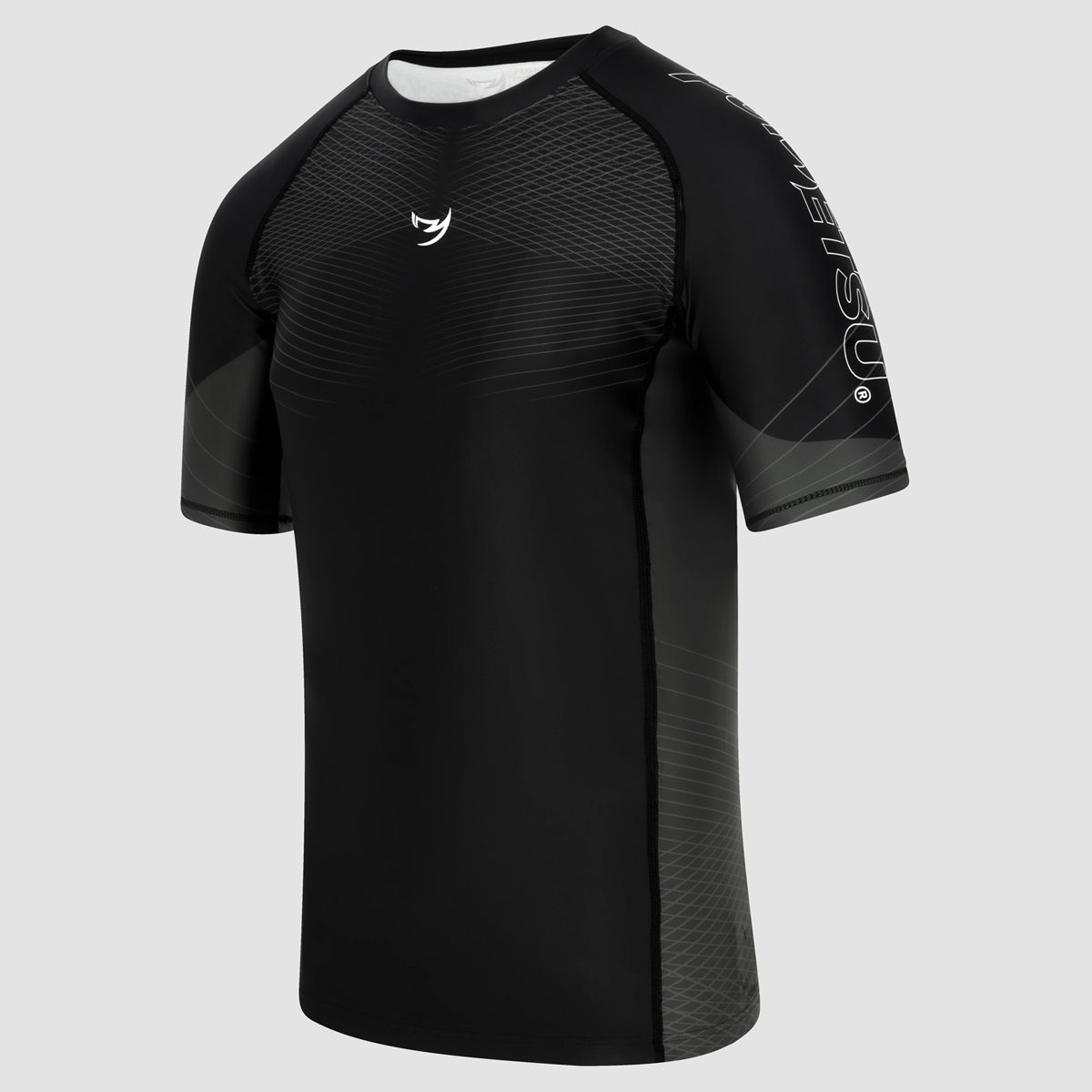 Fumetsu Competitor MK2 Short Sleeve Rash Guard Black/Black