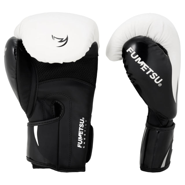 Fumetsu Ghost S3 Boxing Gloves White/Black/Grey - lifestyle
