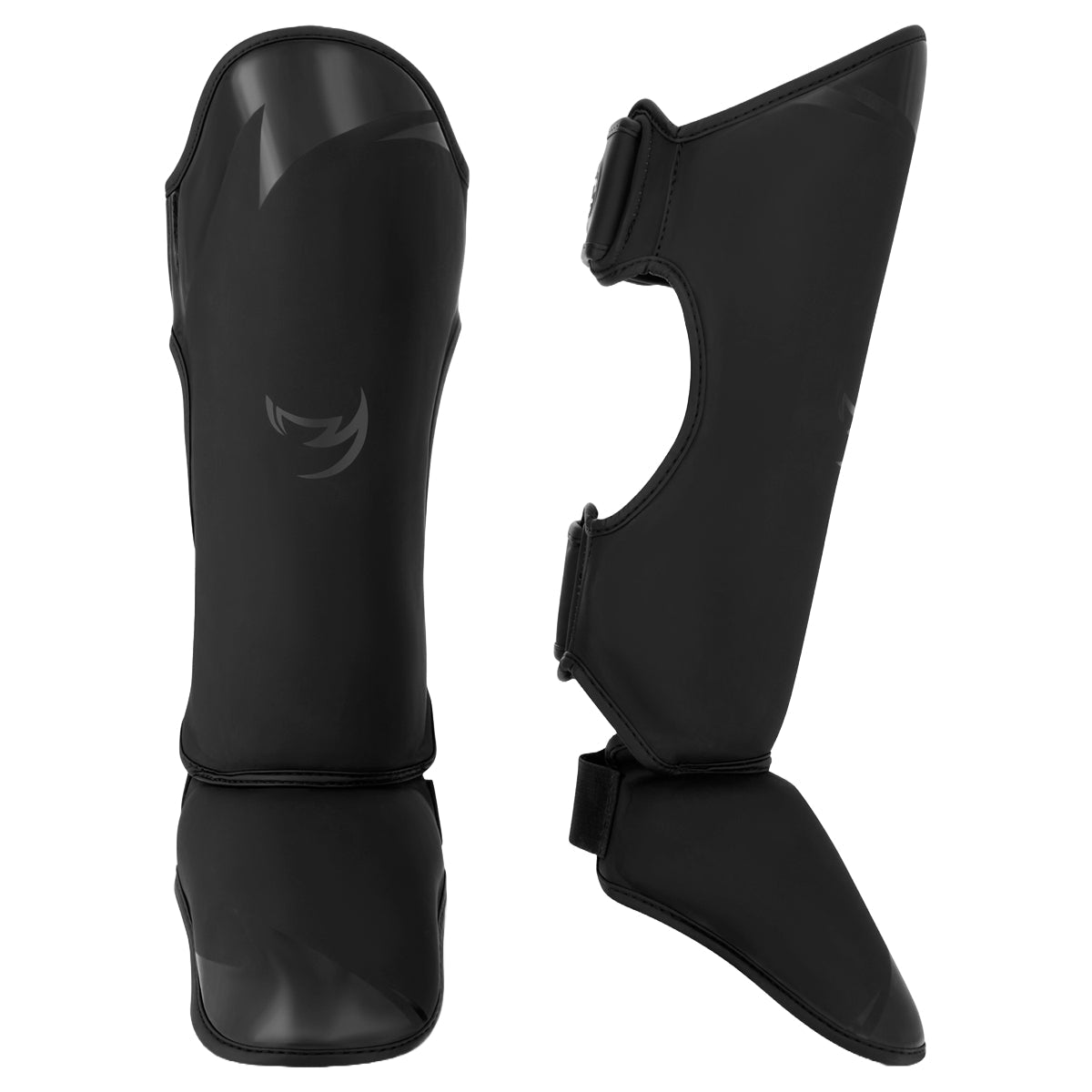 Fumetsu Ghost S3 Thai Shin Guards Negro/Negro