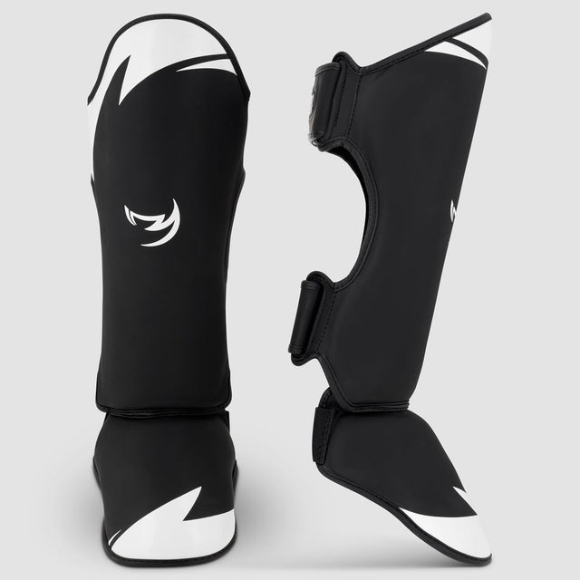 Fumetsu Ghost S3 Thai Shin Guards Black/White Lifestyle 6