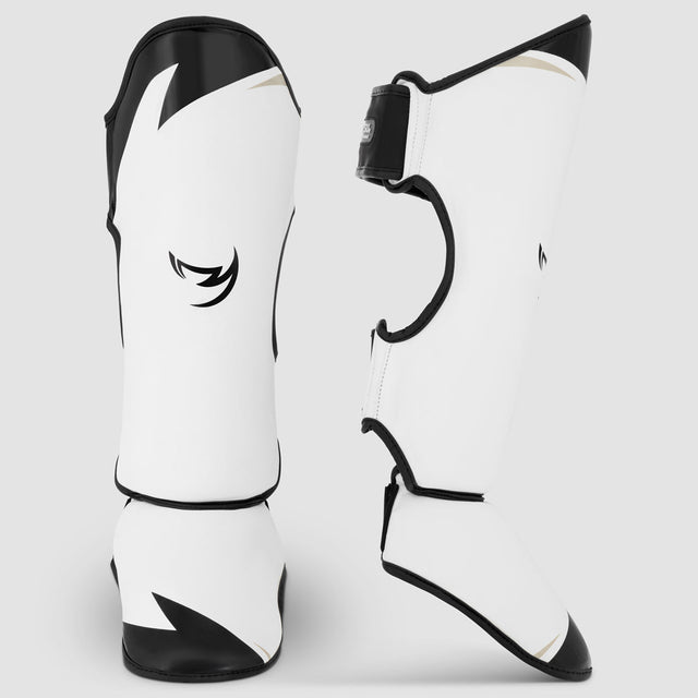 Fumetsu Ghost S3 Thai Shin Guards White/Black/Grey Lifestyle 4