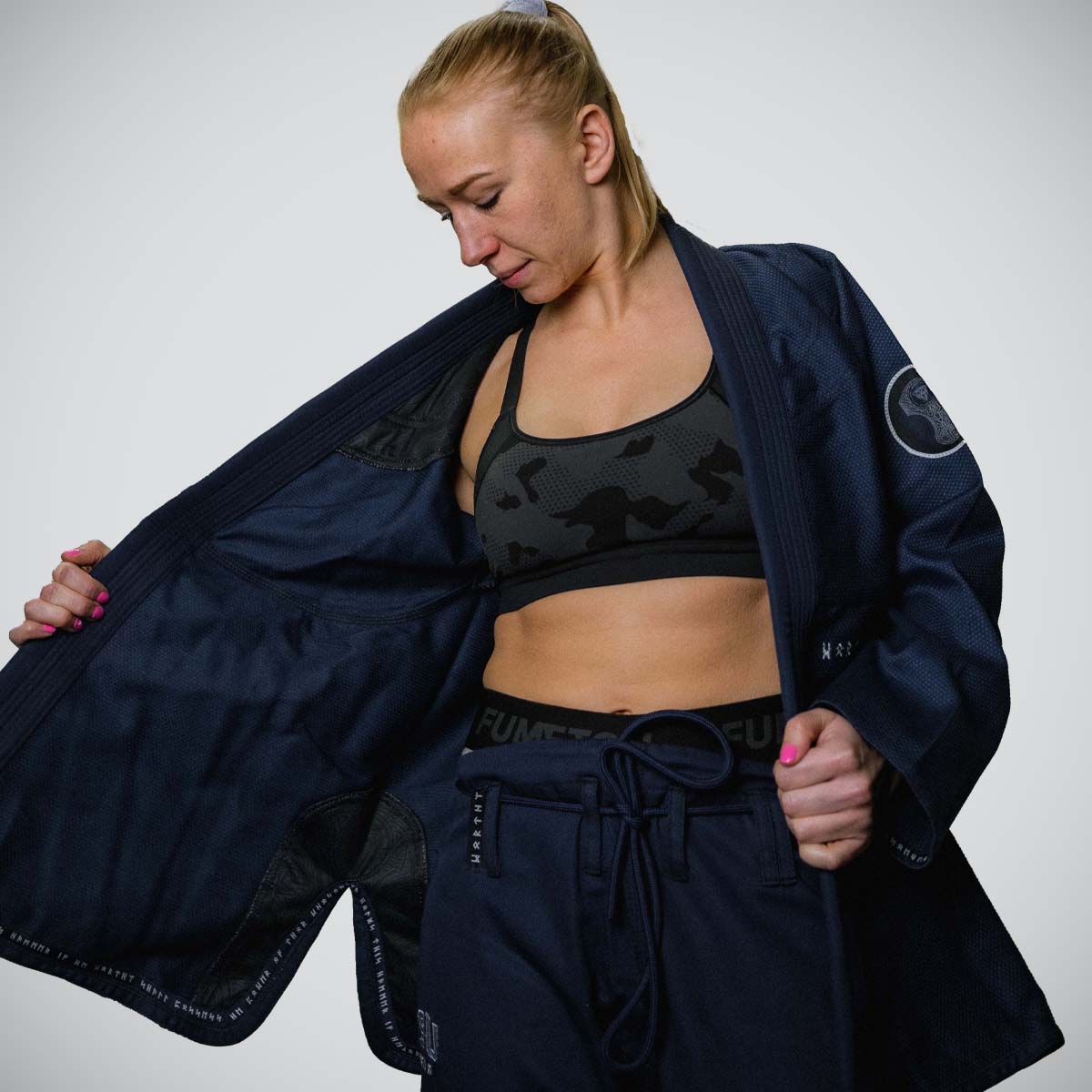 Fumetsu mjolnir feminino bjj gi azul