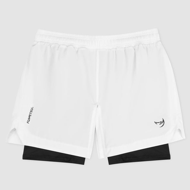Fumetsu Origins Dual Layer Shorts White