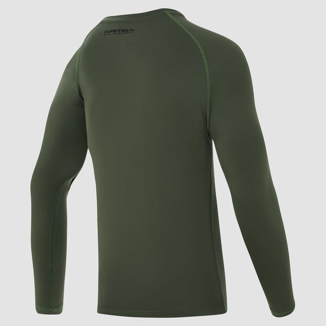 Fumetsu Origins Long Sleeve Rash Guard Khaki