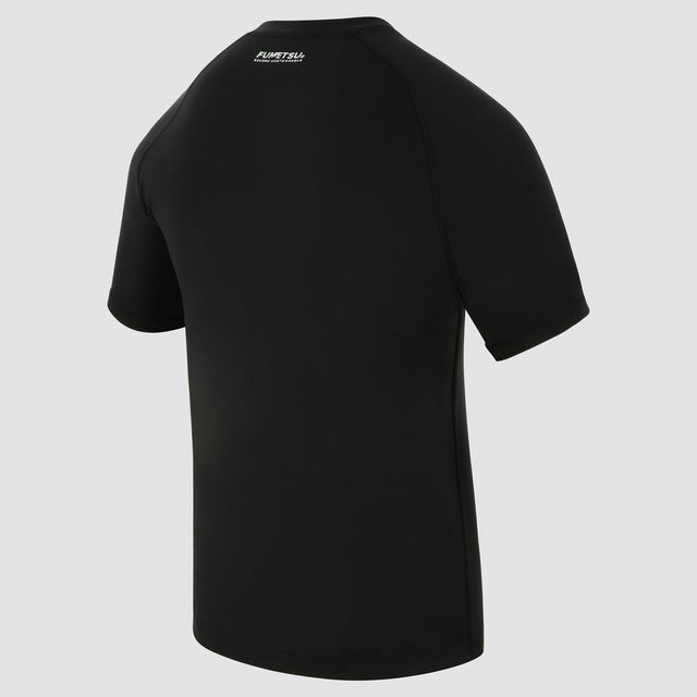 Fumetsu Origins Short Sleeve Rash Guard Black