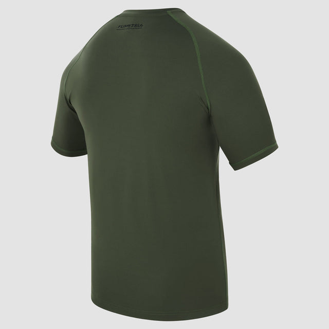 Fumetsu Origins Short Sleeve Rash Guard Khaki