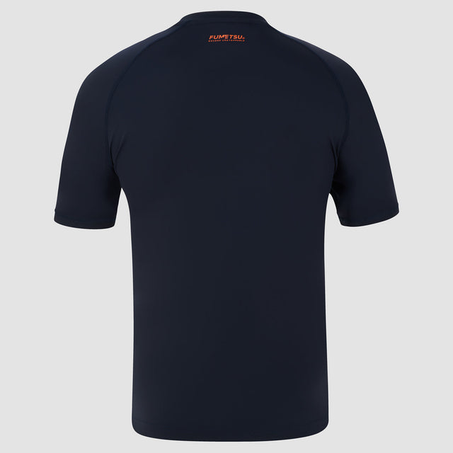 Fumetsu Origins Short Sleeve Rash Guard Navy