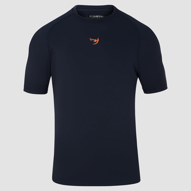 Fumetsu Origins Short Sleeve Rash Guard Navy