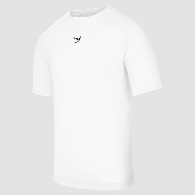 Fumetsu Origins Short Sleeve Rash Guard White