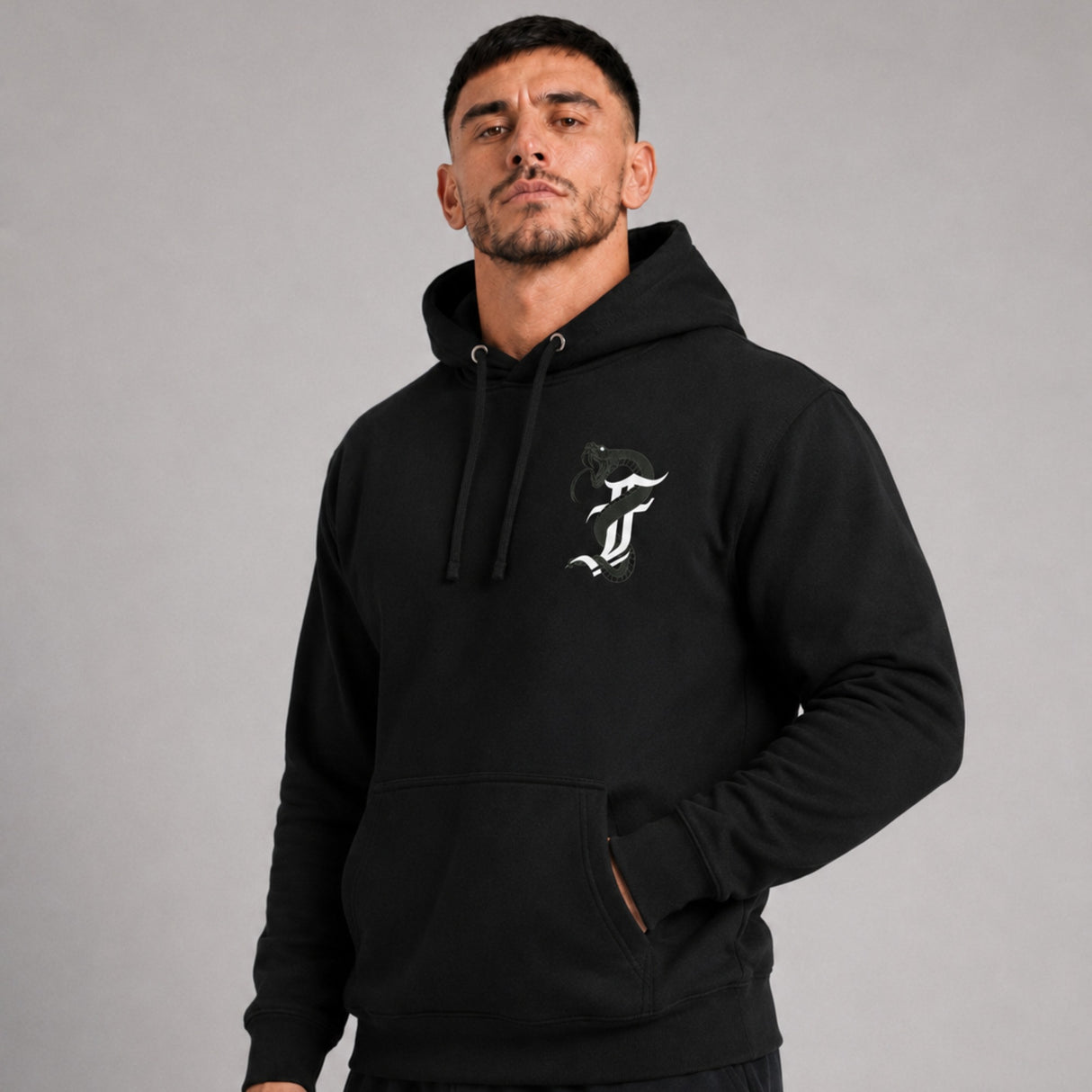 Fumetsu Anaconda Hoodie Black/Green Lifestyle 2