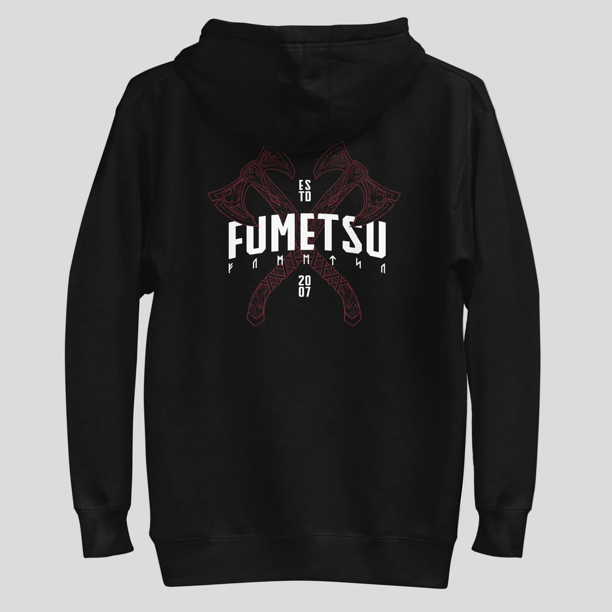 Fumetsu Berserker Hoodie Black/Red Back