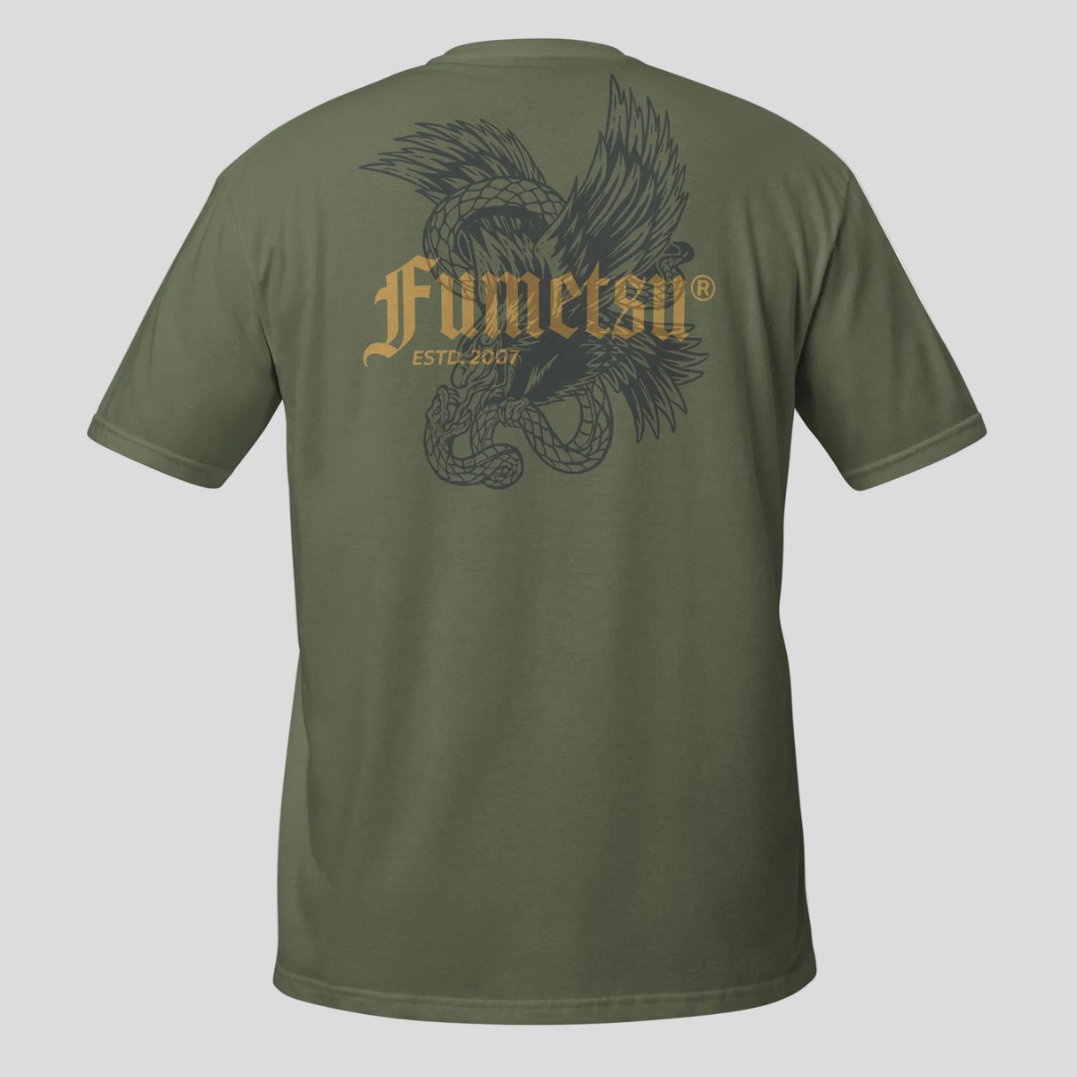 Fumetsu Death From Above T-Shirt Military Green Back