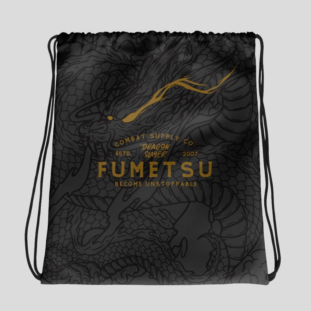 Fumetsu Dragon Slayer Drawstring Bag Black