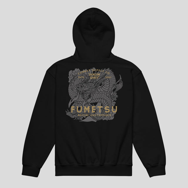Fumetsu Dragon Slayer Kids Hoodie Black Back