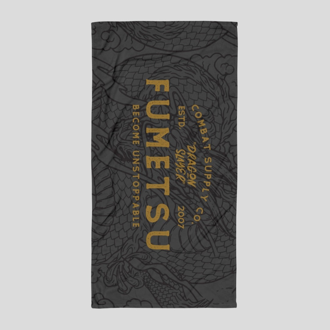 Fumetsu Dragon Slayer Large Towel Black