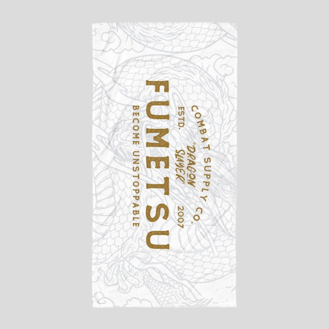 Fumetsu Dragon Slayer Large Towel White