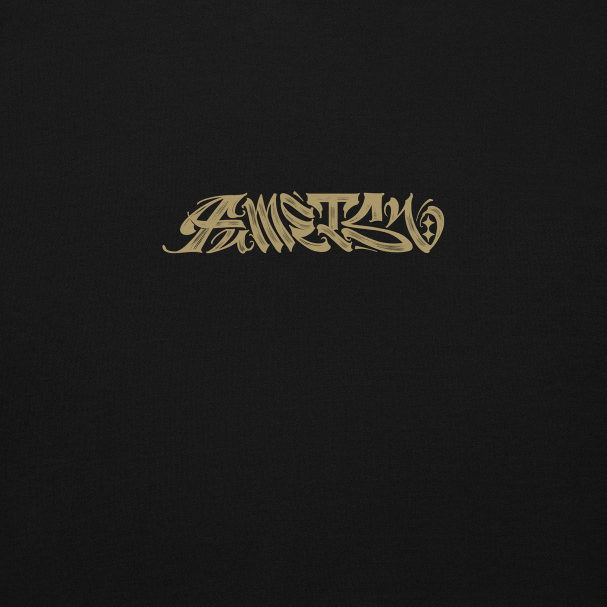 Fumetsu Ikigai Hoodie Black/Gold