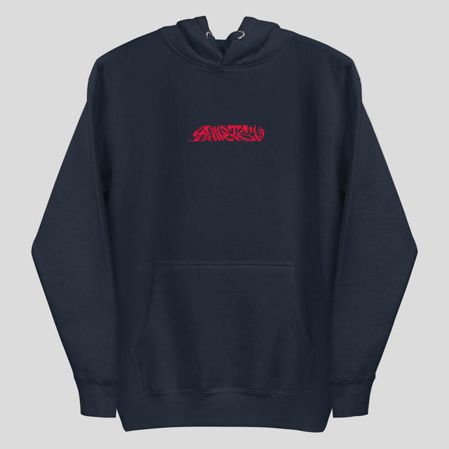 Fumetsu Ikigai Hoodie Navy/Red