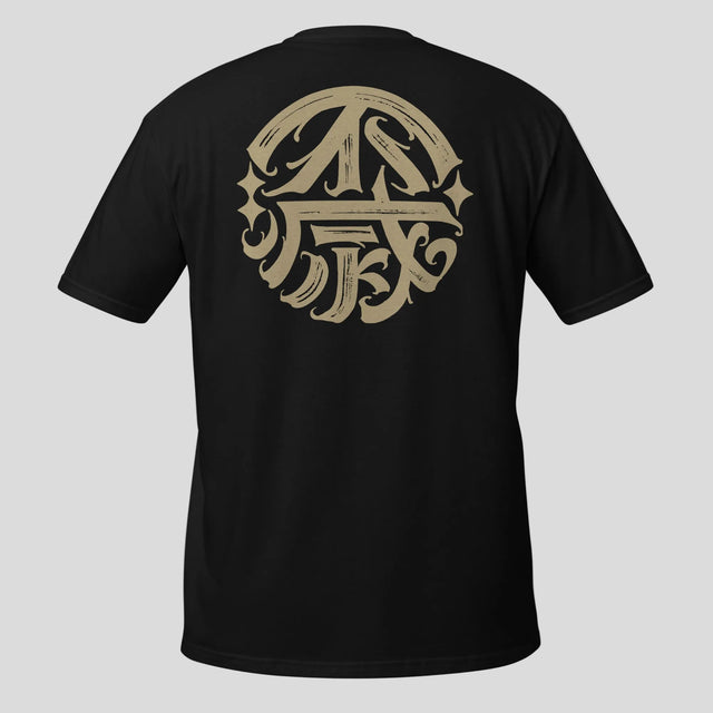 Fumetsu Ikigai T-Shirt Black/Gold Back