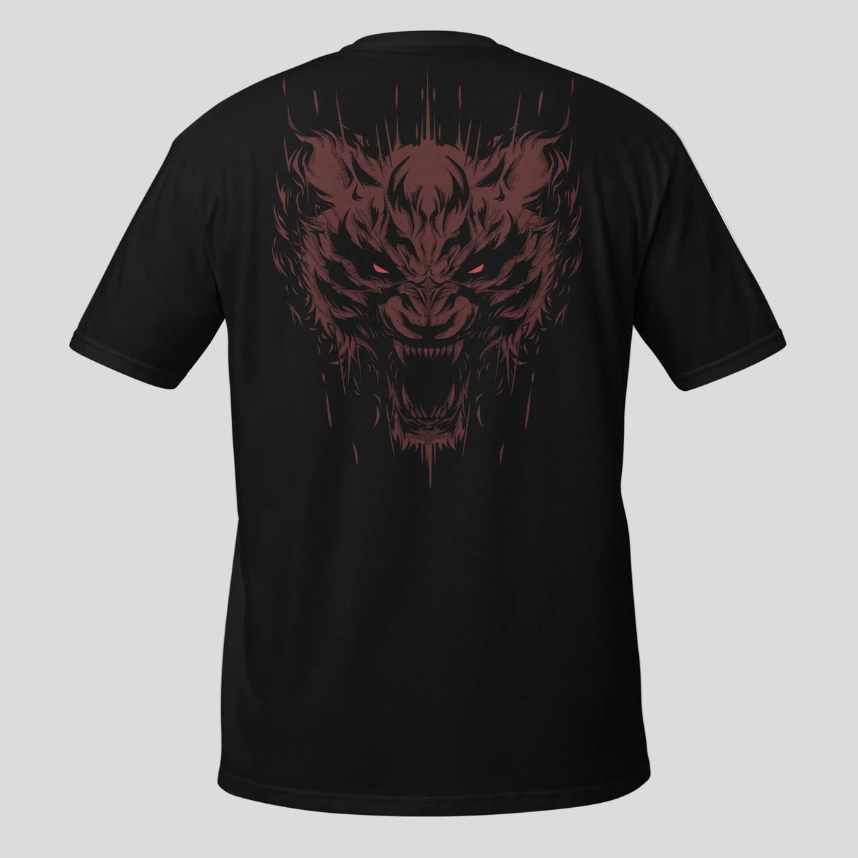 Fumetsu Immortal Tiger T-Shirt Black/Red Back