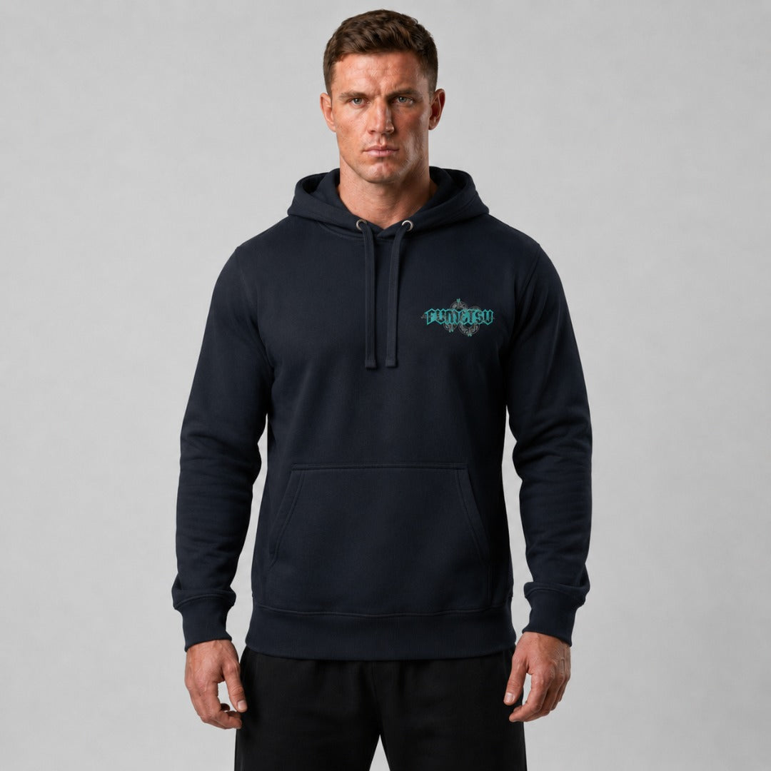 Fumetsu Inked - Snake Hoodie Navy/Teal