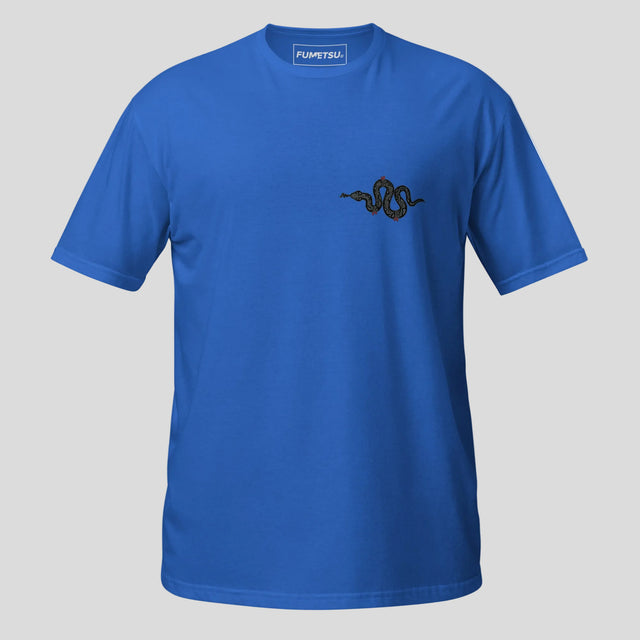 Fumetsu Inked - Snake T-Shirt Blue/Red